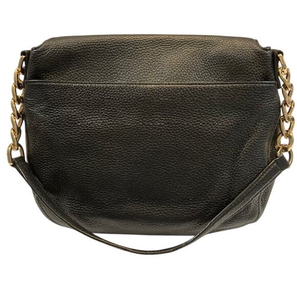 Michael Kors Black Leather "Bedford" Tassel Crossbody Bag - Picture 3 of 9